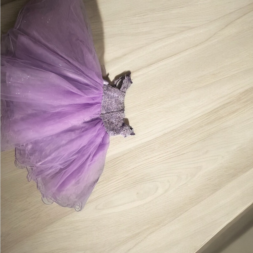 Purple Tulle Dress